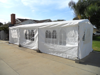 carpa 10 por 30 paredes