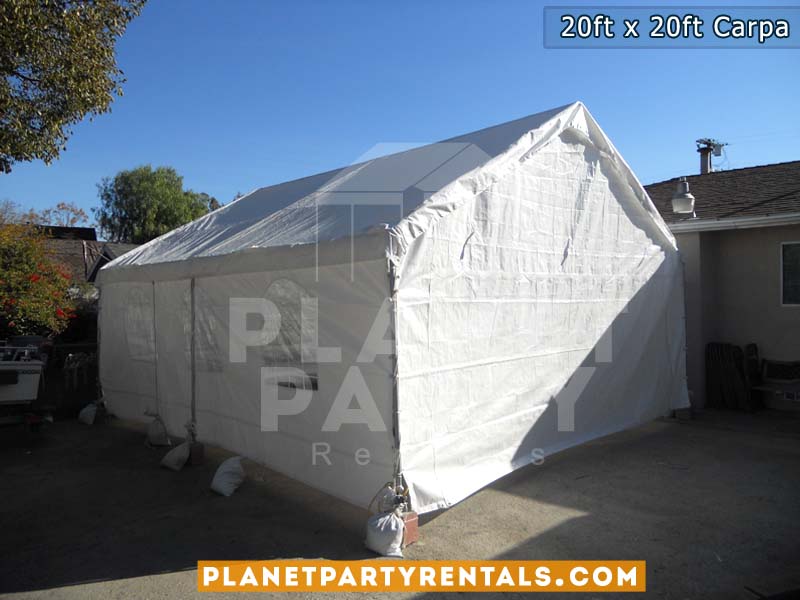 20x20 Carpa con paredes de renta para carpa paquetes con sillas y mesas | Mesas Rectangulares Mesas Redondas disponible para rentar Van Nuys Arleta Mission Hills North Hills Reseda San Fernando